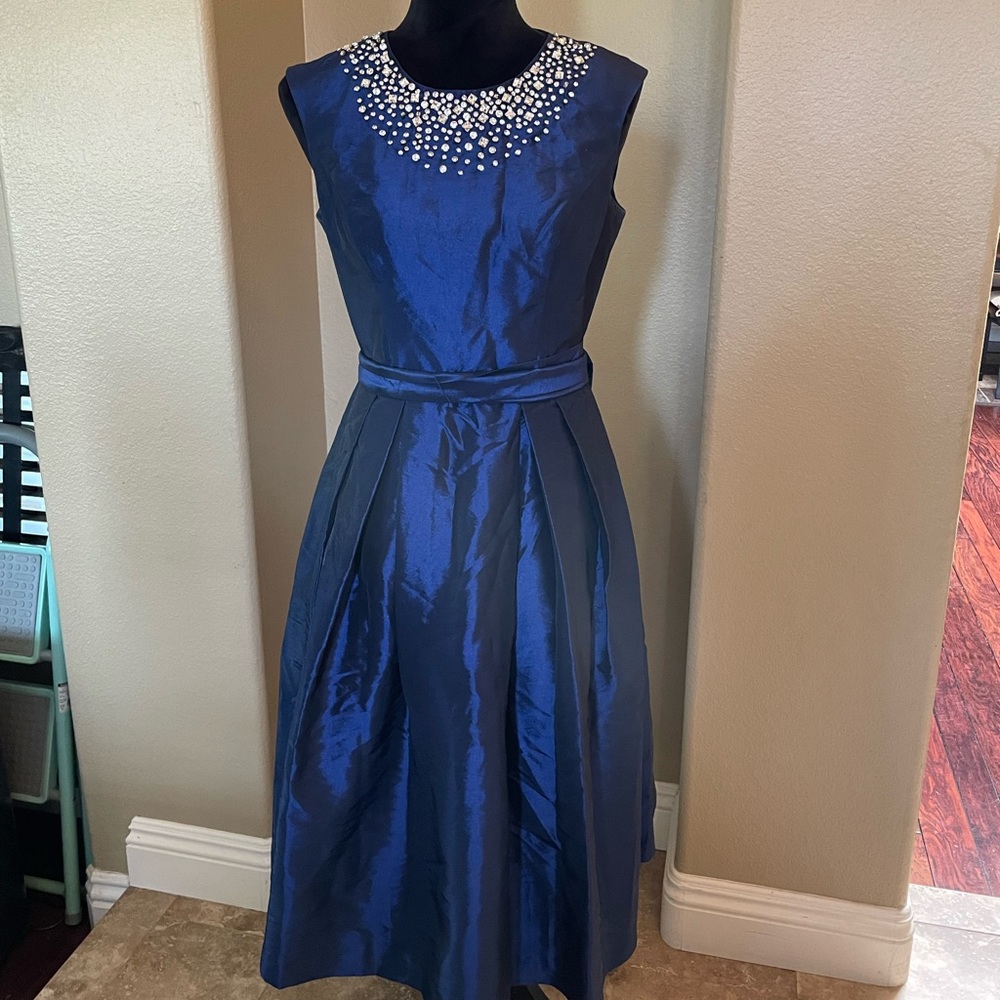 Eliza j navy blue dress